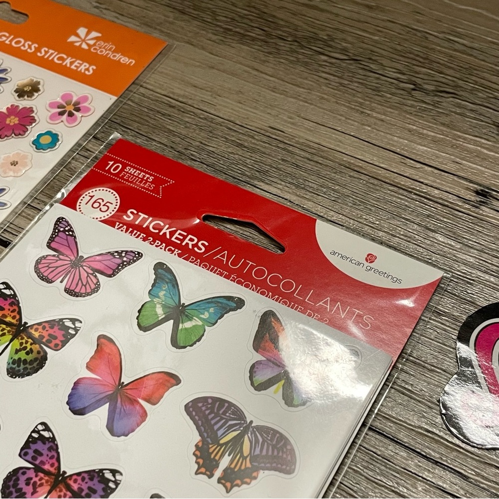 Sticker Sheet Lot Bundle - Perfect For Journaling, Scrapbooking, Planner, Notes - Picture 7 of 8